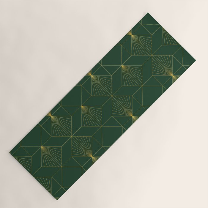 Beautiful Art Deco Pattern Yoga Mat Gallery Image 1