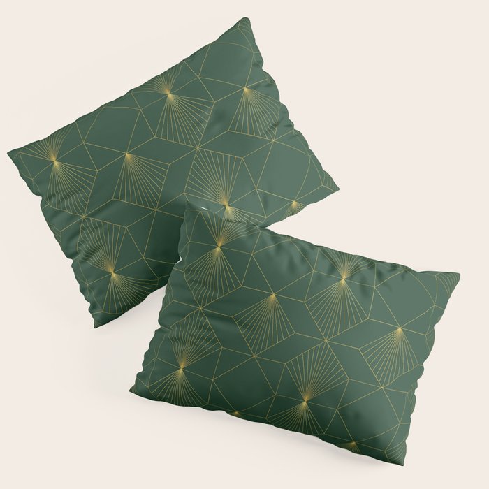 Beautiful Art Deco Pattern Pillow Sham Gallery Image 1