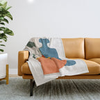 Minimalist Still Life Art Throw Blanket Gallery Image 1