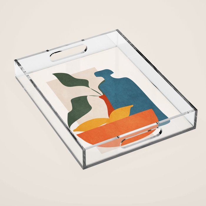 Minimalist Still Life Art Acrylic Tray Gallery Image 1
