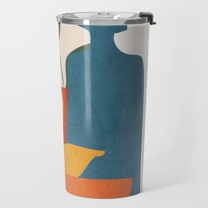 Minimalist Still Life Art Travel Mug Gallery Image 2