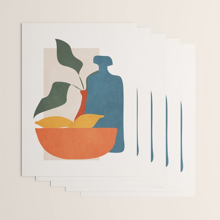 Minimalist Still Life Art Wrapping Paper Gallery Image 3