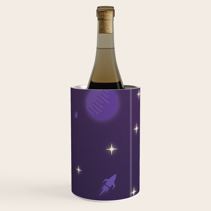 Galaxy Dog with balloons Wine Chiller Gallery Image 2