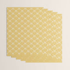 Bows & Ribbons Pattern XXI Butter Yellow Wrapping Paper Gallery Image 3