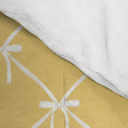 Bows & Ribbons Pattern XXI Butter Yellow Comforter Gallery Image 4