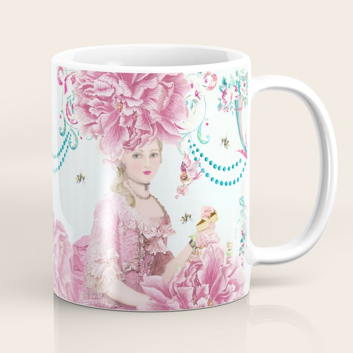 Marie Antoinette Wallflower Coffee Mug Gallery Image 1