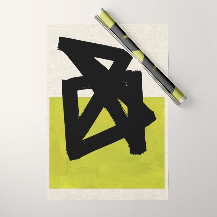 Cut Lime Wrapping Paper Gallery Image 1