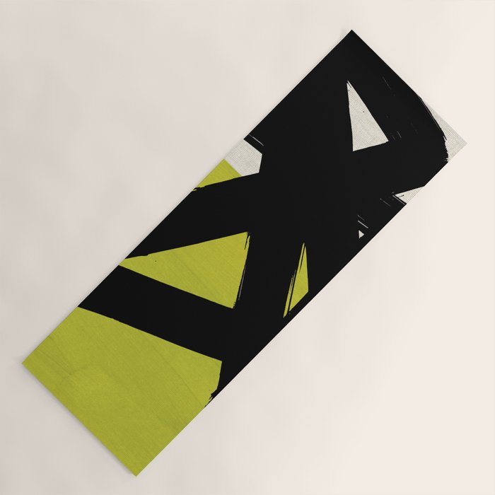 Cut Lime Yoga Mat Gallery Image 1