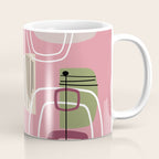 Pink Mid Century Modern Coffee Mug Gallery Image 1