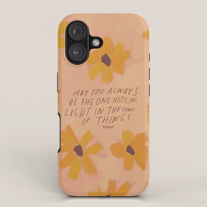 Noticing Light In The Chaos Of Things iPhone Case Gallery Image 1