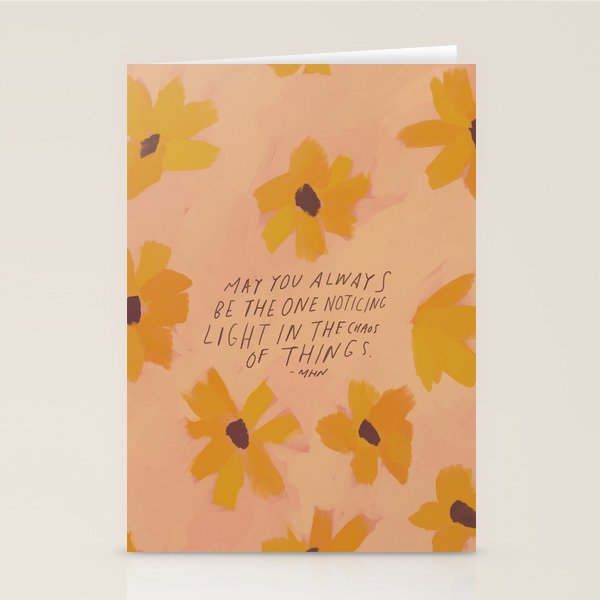 Noticing Light In The Chaos Of Things Stationery Card Gallery Image 2