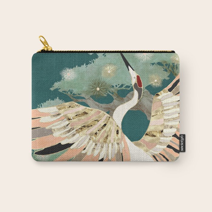 Golden Crane Carry All Pouch Gallery Image 1