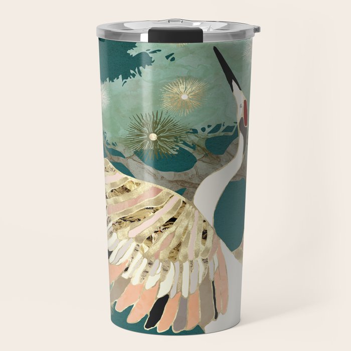 Golden Crane Travel Mug Gallery Image 1