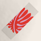 Coral & Lavender: Matisse Paper Leaf Cutouts 01 Yoga Mat Gallery Image 1