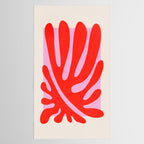 Coral & Lavender: Matisse Paper Leaf Cutouts 01 Tablecloth Gallery Image 2