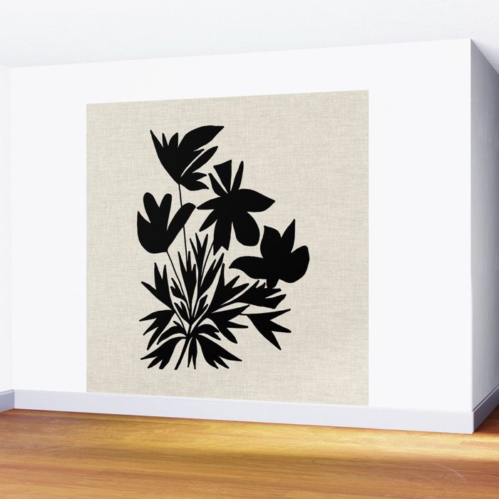 Bushy Bloom Wall Mural Gallery Image 2