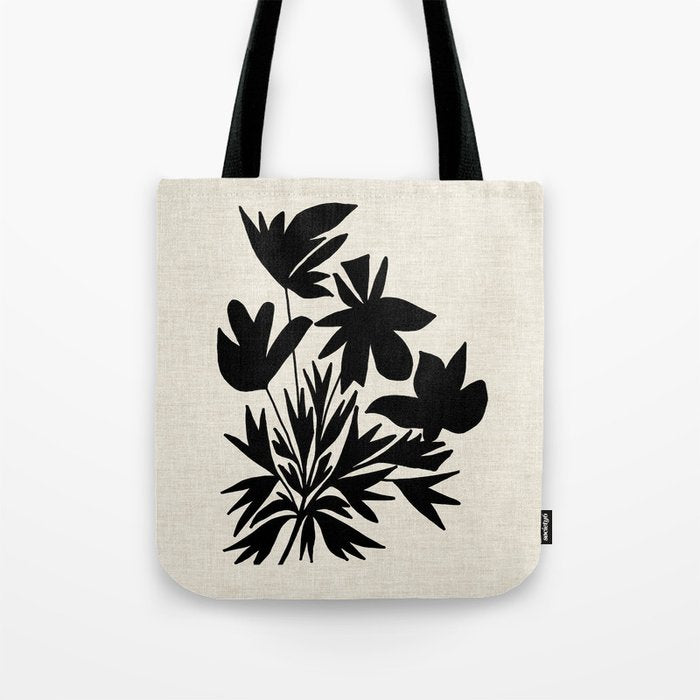 Bushy Bloom Tote Bag Gallery Image 1