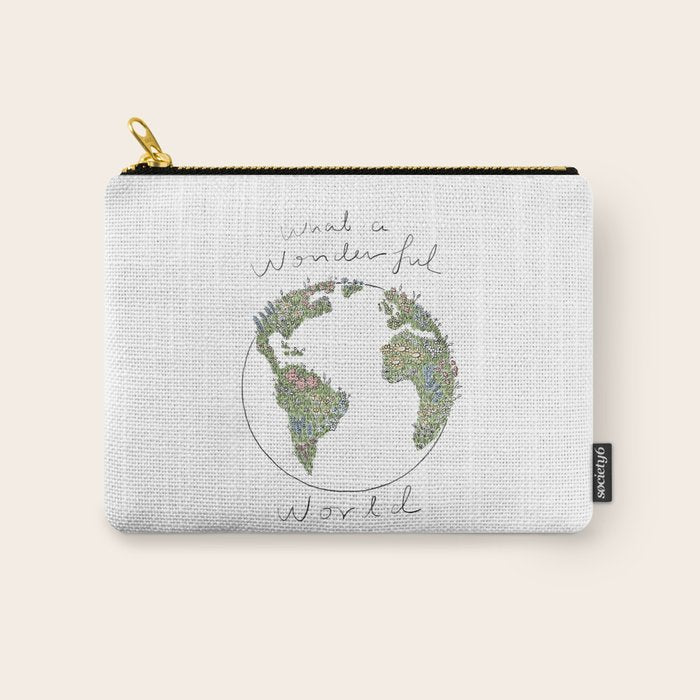What a Wonderful World Carry All Pouch Gallery Image 1