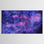 Galaxy Pattern Watercolor Tablecloth Gallery Image 2