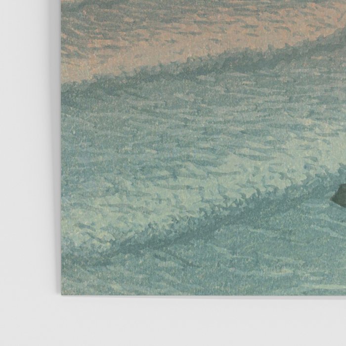 Sunset At Lake Towada, Nenokuchi - Vintage Japanese Woodblock Print Art By Hasui Kawase, 1930's. Poster Gallery Image 3