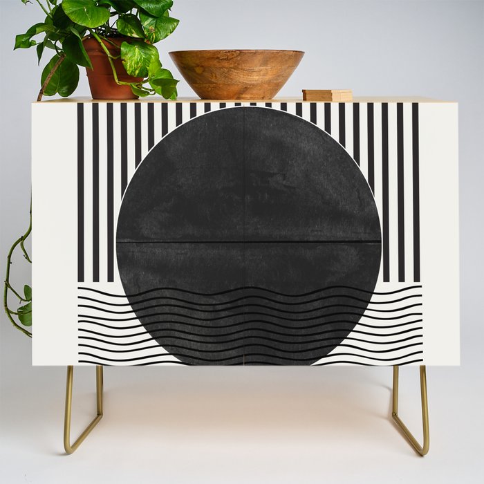 Abstract Modern  Credenza Gallery Image 1