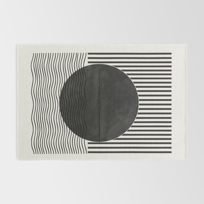 Abstract Modern  Rug Gallery Image 2