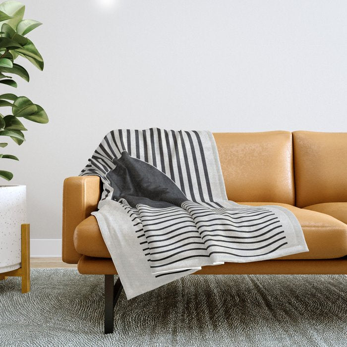 Abstract Modern  Throw Blanket Gallery Image 1