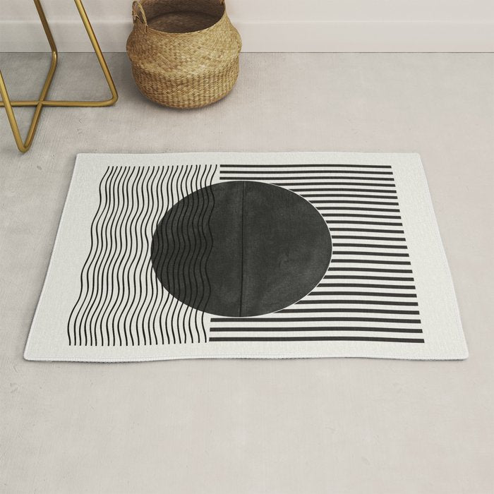 Abstract Modern  Rug Gallery Image 1
