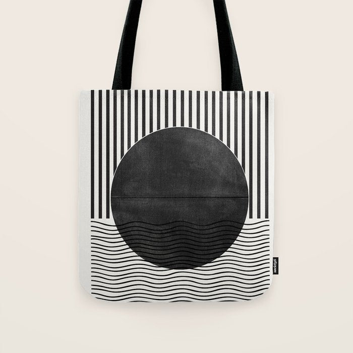 Abstract Modern  Tote Bag Gallery Image 1