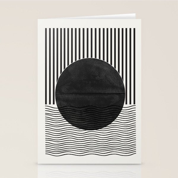 Abstract Modern  Stationery Card Gallery Image 1