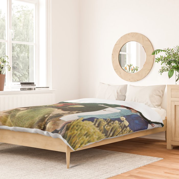Under the Sea // Seahorses Duvet Cover Gallery Image 2