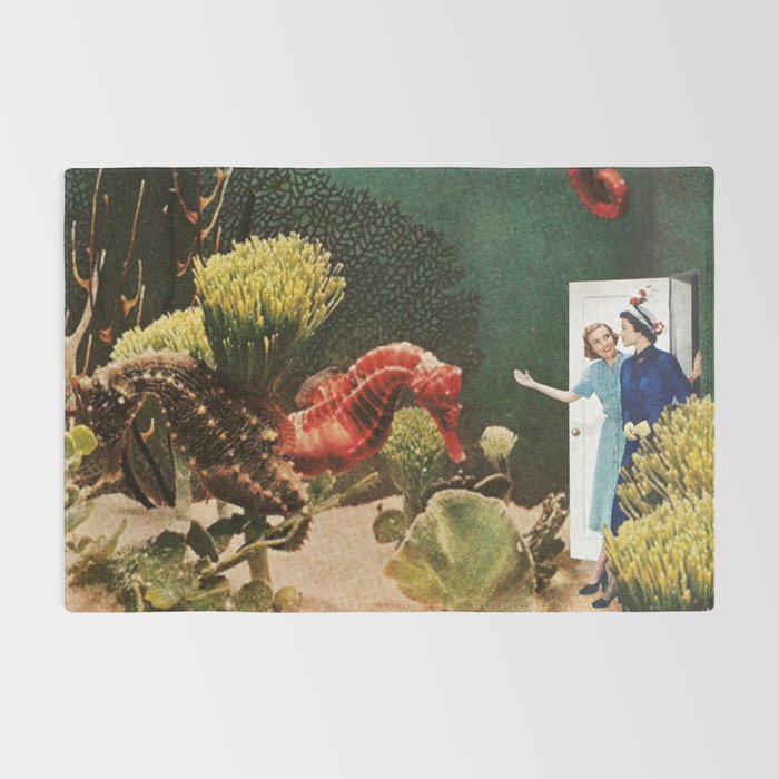 Under the Sea // Seahorses Rug Gallery Image 2