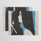 Girl Portrait 2 Placemat Gallery Image 1