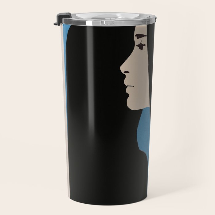 Girl Portrait 2 Travel Mug Gallery Image 3