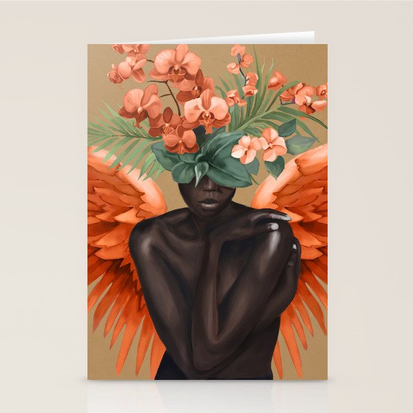 Celestial Bloom 2 Stationery Card Gallery Image 1