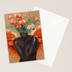 Celestial Bloom 2 Stationery Card Gallery Image 2