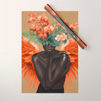 Celestial Bloom 2 Wrapping Paper Gallery Image 1