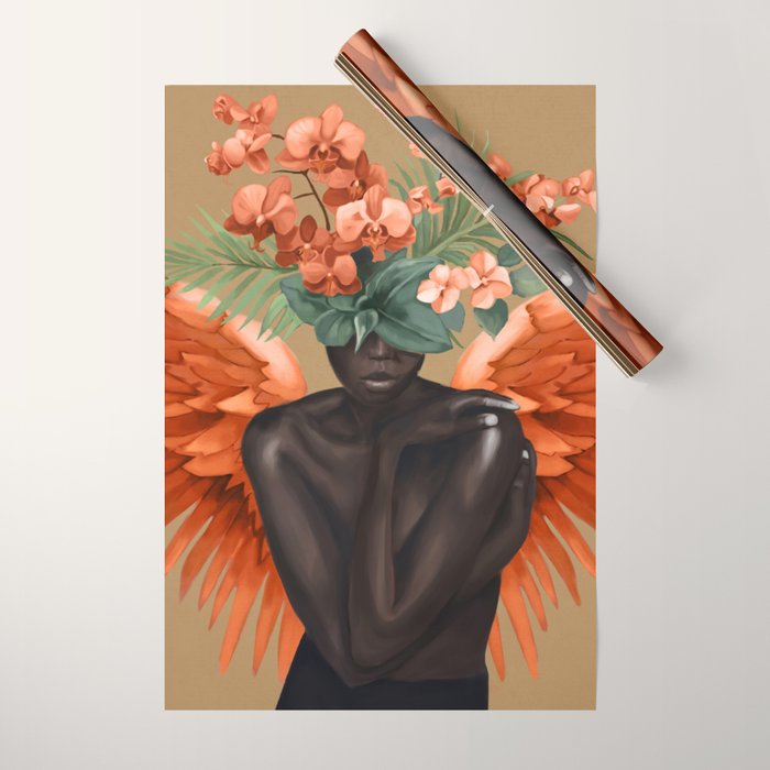 Celestial Bloom 2 Wrapping Paper Gallery Image 1