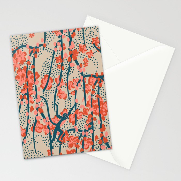  BENGAL CORA MONKEY Stationery Card Gallery Image 2