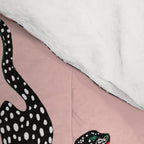 Black cheetah dance Comforter Gallery Image 4