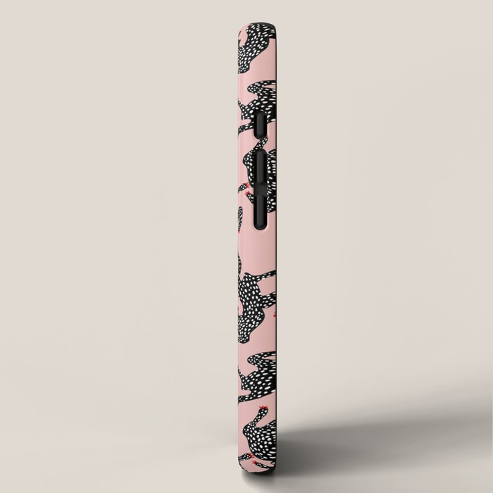 Black cheetah dance iPhone Case Gallery Image 2