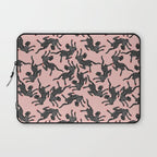 Black cheetah dance Laptop Sleeve Gallery Image 1