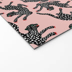 Black cheetah dance Welcome Mat Gallery Image 2