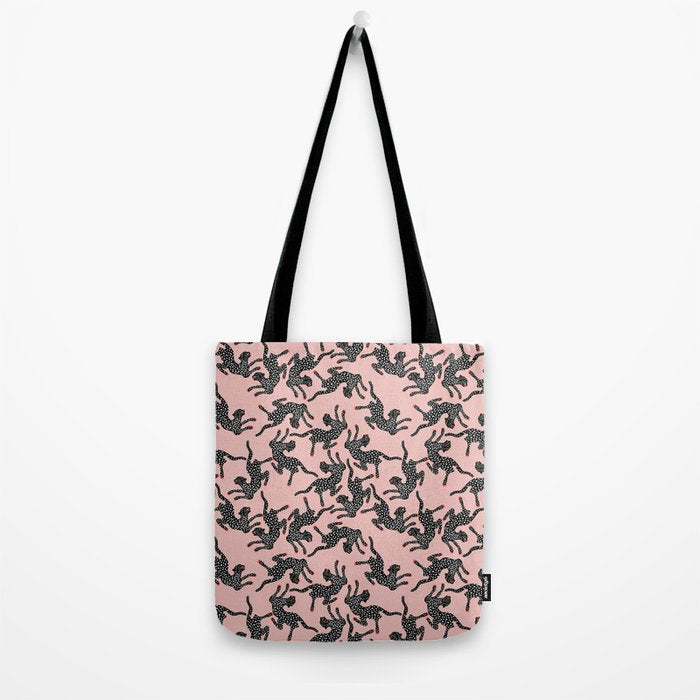 Black cheetah dance Tote Bag Gallery Image 2