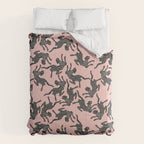 Black cheetah dance Comforter Gallery Image 6