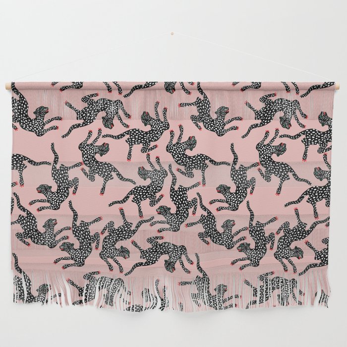 Black cheetah dance Wall Hanging Gallery Image 1
