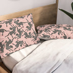 Black cheetah dance Pillow Sham Gallery Image 2