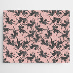 Black cheetah dance Jigsaw Puzzle Gallery Image 1