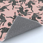Black cheetah dance Rug Gallery Image 4