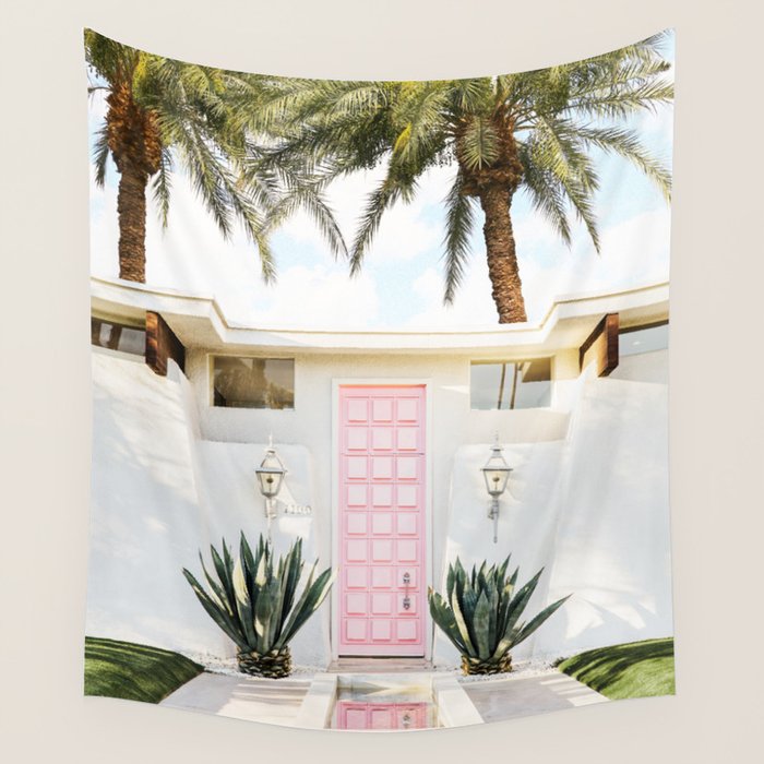 Palm Springs House Wall Tapestry Gallery Image 1